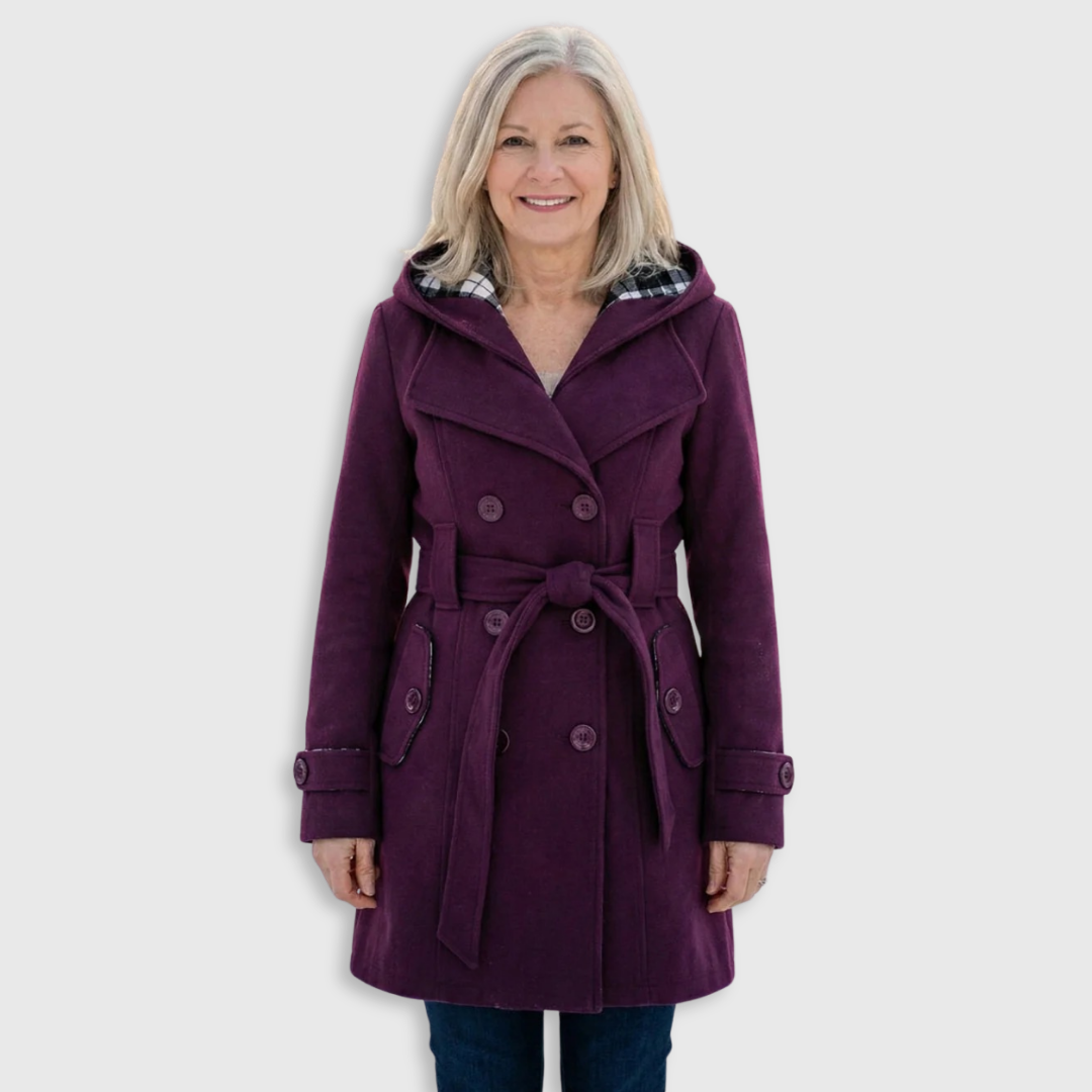 Zelinda | Cappotto in Lana a Quadri