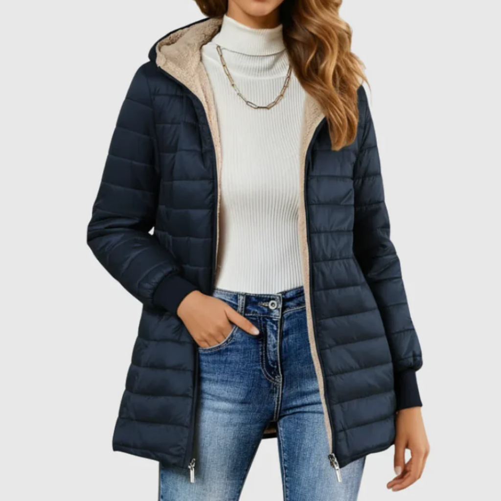 Severina | Cappotto Foderato in Sherpa