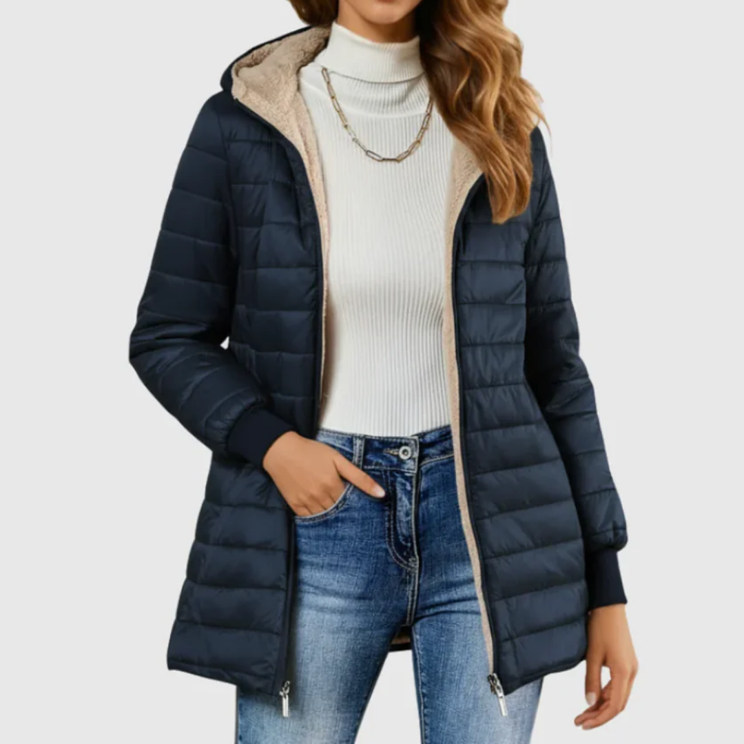 Severina | Cappotto Foderato in Sherpa