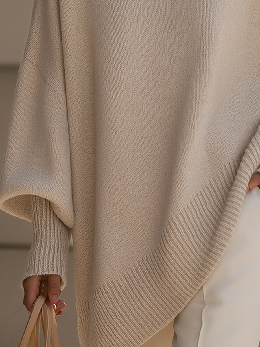 Ludovica | Maglione Oversize con Scollo Ampio