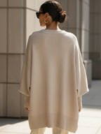 Ludovica | Maglione Oversize con Scollo Ampio