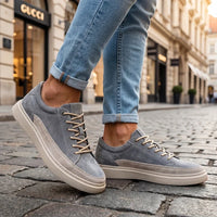 Enzo | Sneakers Camoscio Premium Ammortizzate