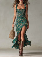 Aria | Abito Maxi Verde