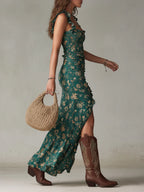 Aria | Abito Maxi Verde