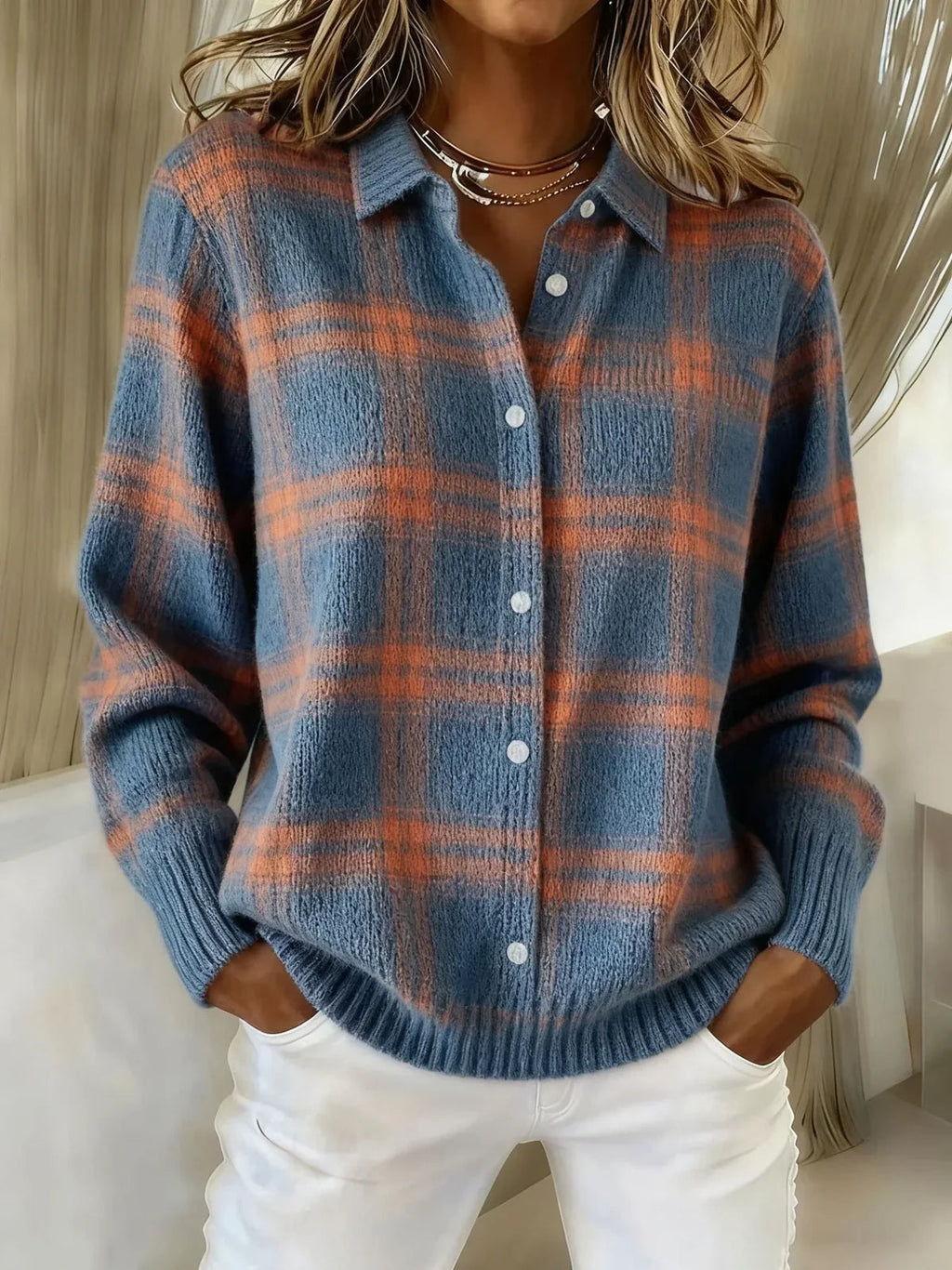 Candida | Cardigan a Quadri