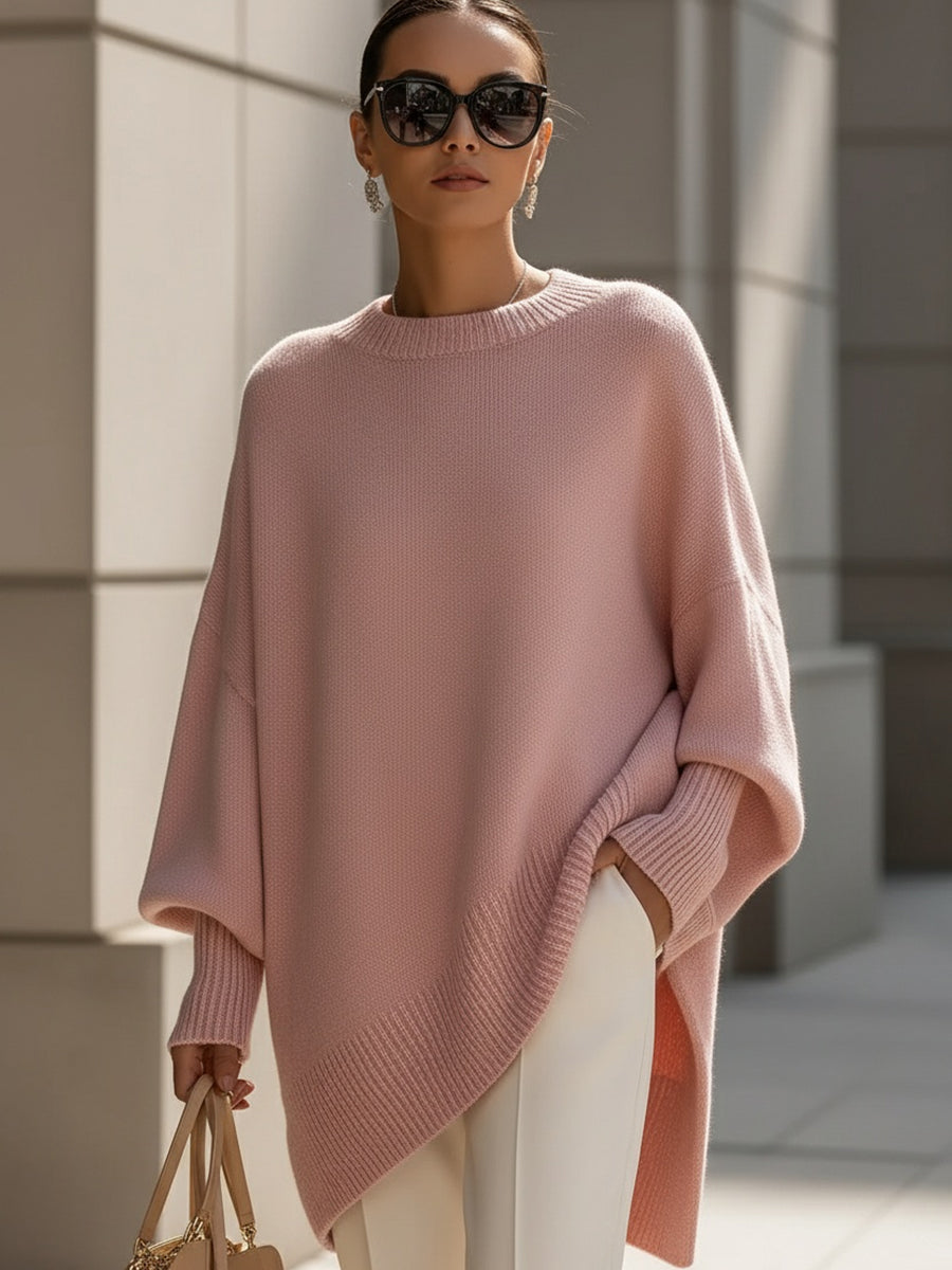 Ludovica | Maglione Oversize con Scollo Ampio