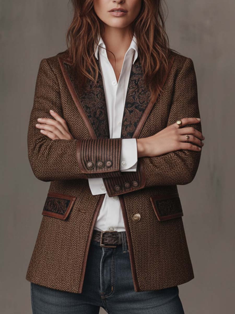 Ines | Blazer a Spina di Pesce