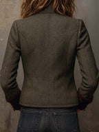 Pia | Blazer con Bordo a Contrasto