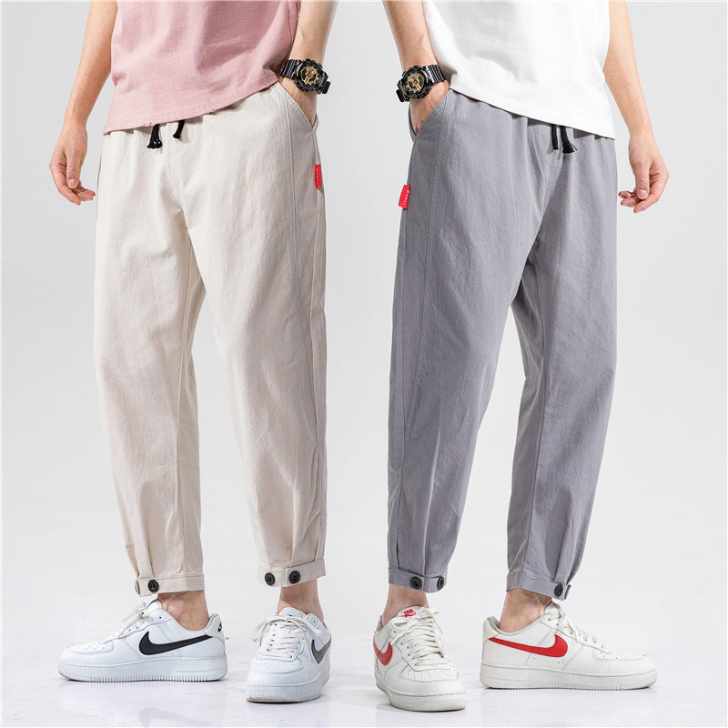 Theo | Pantaloni Aderenti in Cotone