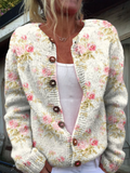 Rosalba | Cardigan Floreale Rosa