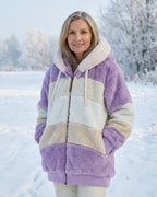 Ombretta | Cappotto Peluche Bicolore