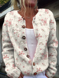 Rosina | Cardigan a Rametti di Rosa