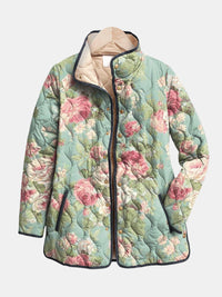 Rosanna | Giacca Trapuntata Rose Antiche