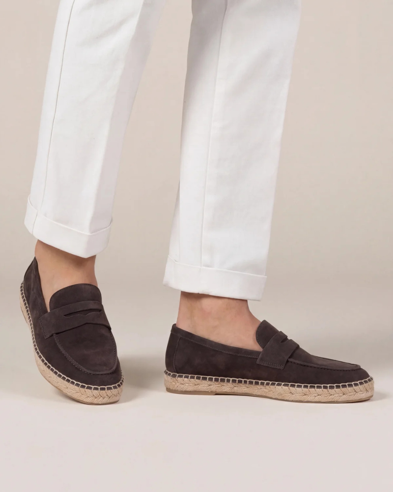 Riviera | Espadrillas in Camoscio — Caffè