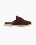 Mediterraneo | Mocassino Aperto Camoscio — Marrone