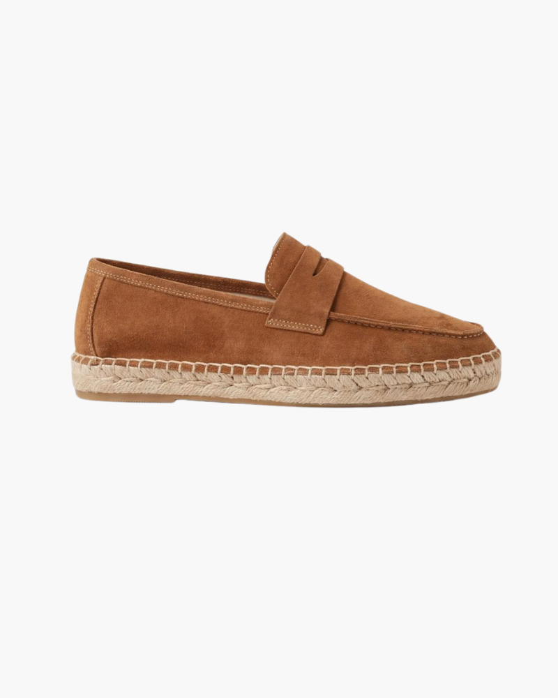 Riviera | Espadrillas in Camoscio — Marrone
