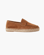Riviera | Espadrillas in Camoscio — Marrone