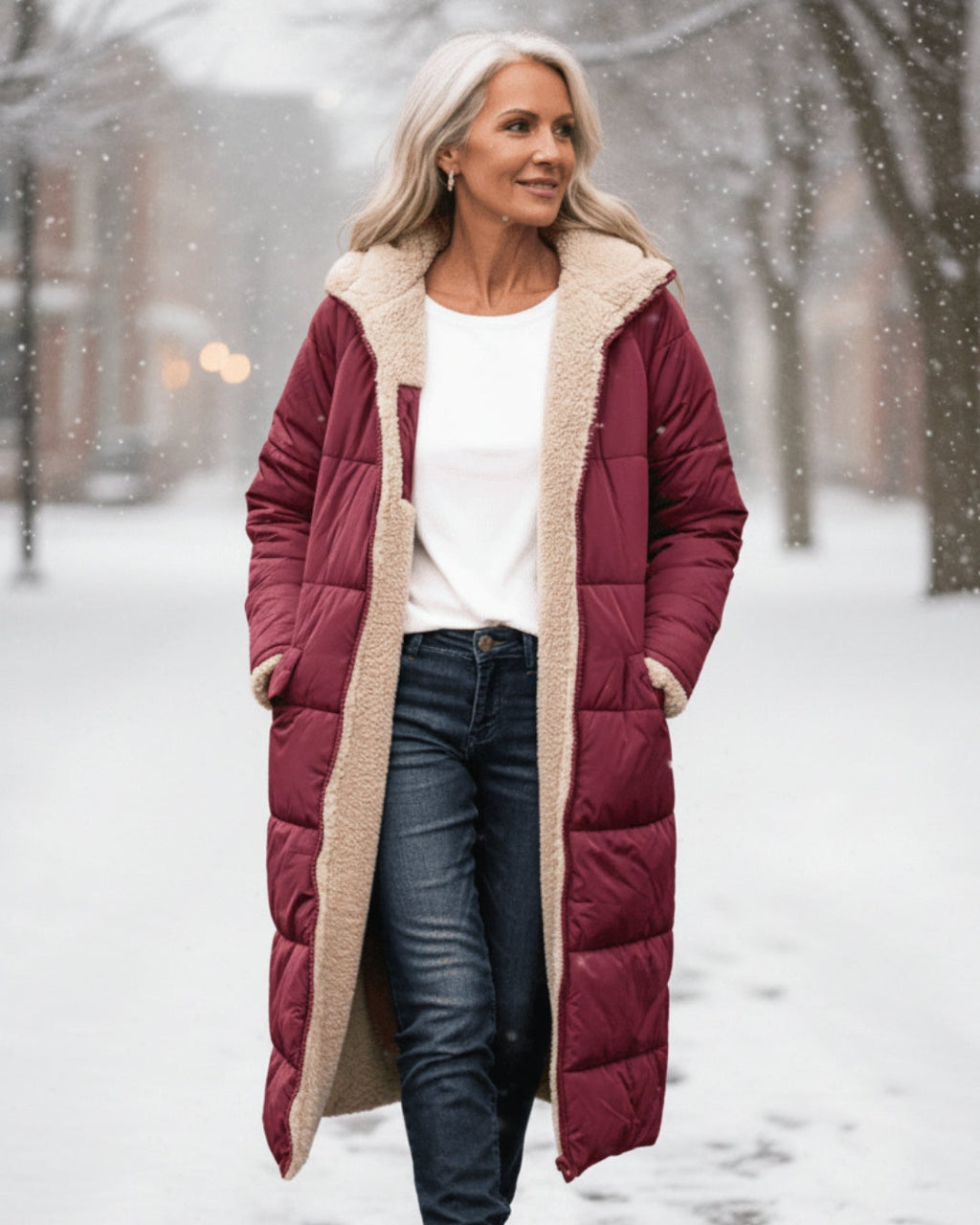 Ester | Cappotto Invernale in Sherpa