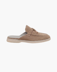 Mediterraneo | Mocassino Aperto Camoscio — Beige