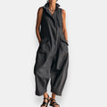 Gaia | Jumpsuit Oversize con Colletto Alto