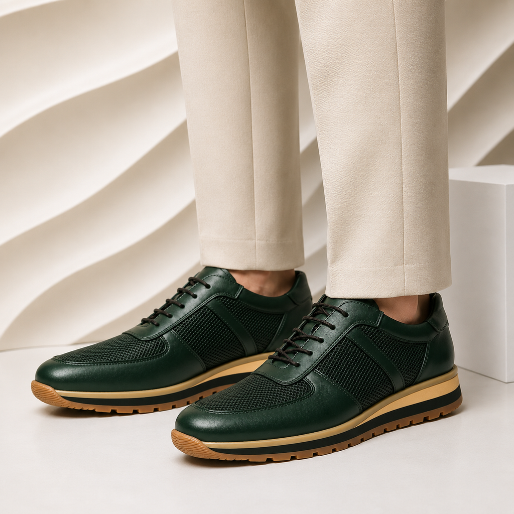 Milano | Sneakers Pelle Pieno Fiore