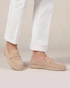 Riviera | Espadrillas in Camoscio — Beige