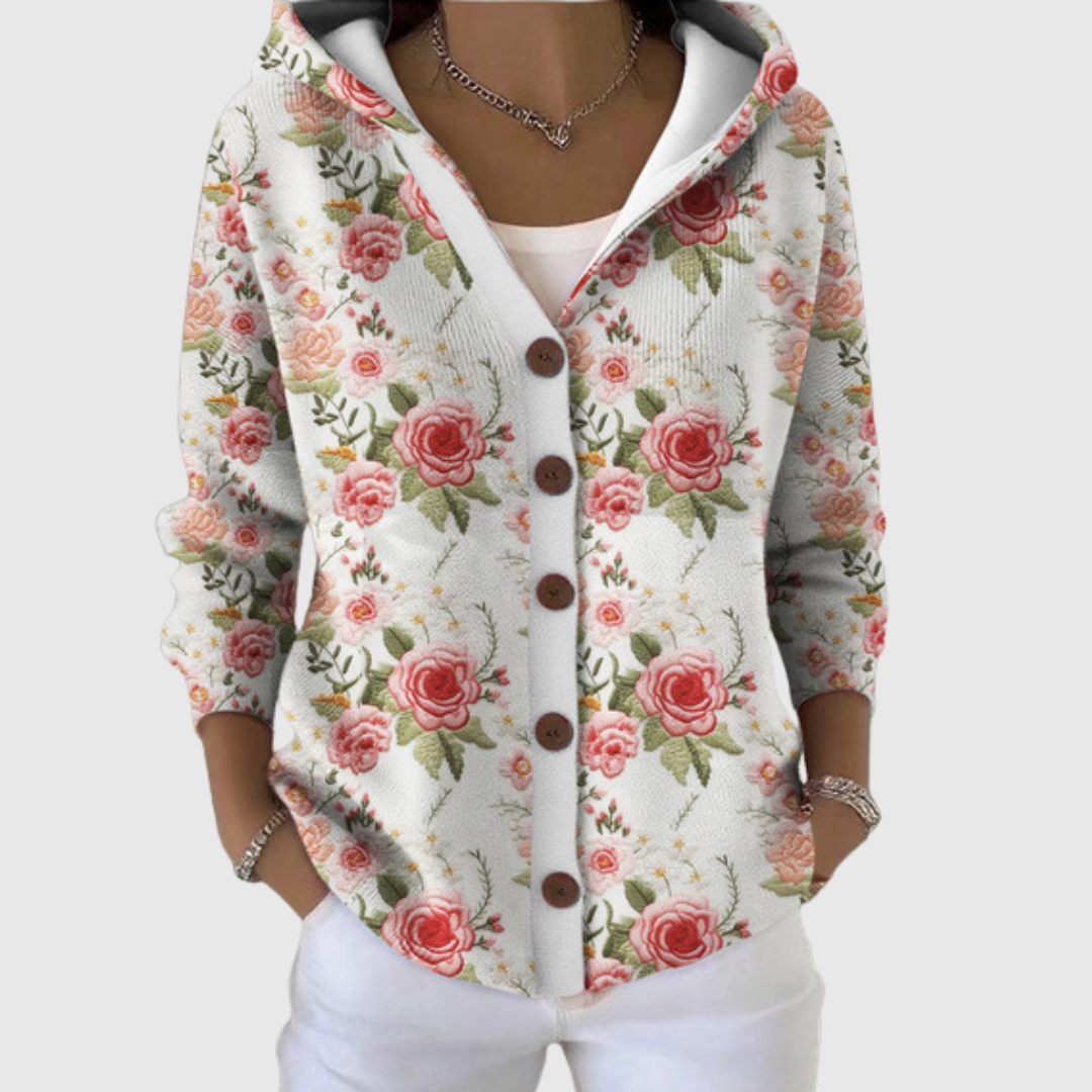 Cesarina | Giacca in Maglia con Cappuccio