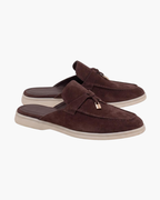 Mediterraneo | Mocassino Aperto Camoscio — Marrone