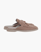 Mediterraneo | Mocassino Aperto Camoscio — Beige