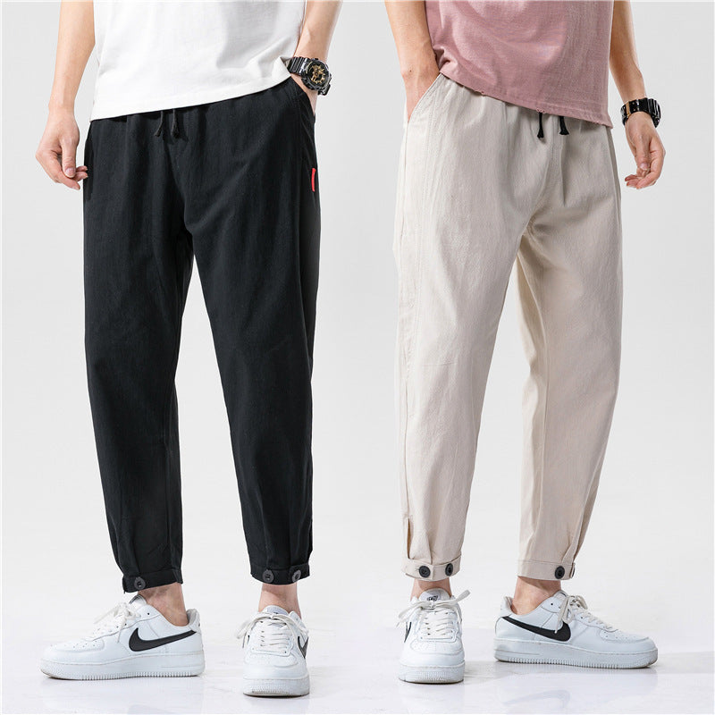 Theo | Pantaloni Aderenti in Cotone