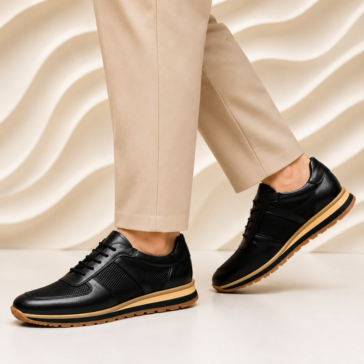Milano | Sneakers Pelle Pieno Fiore