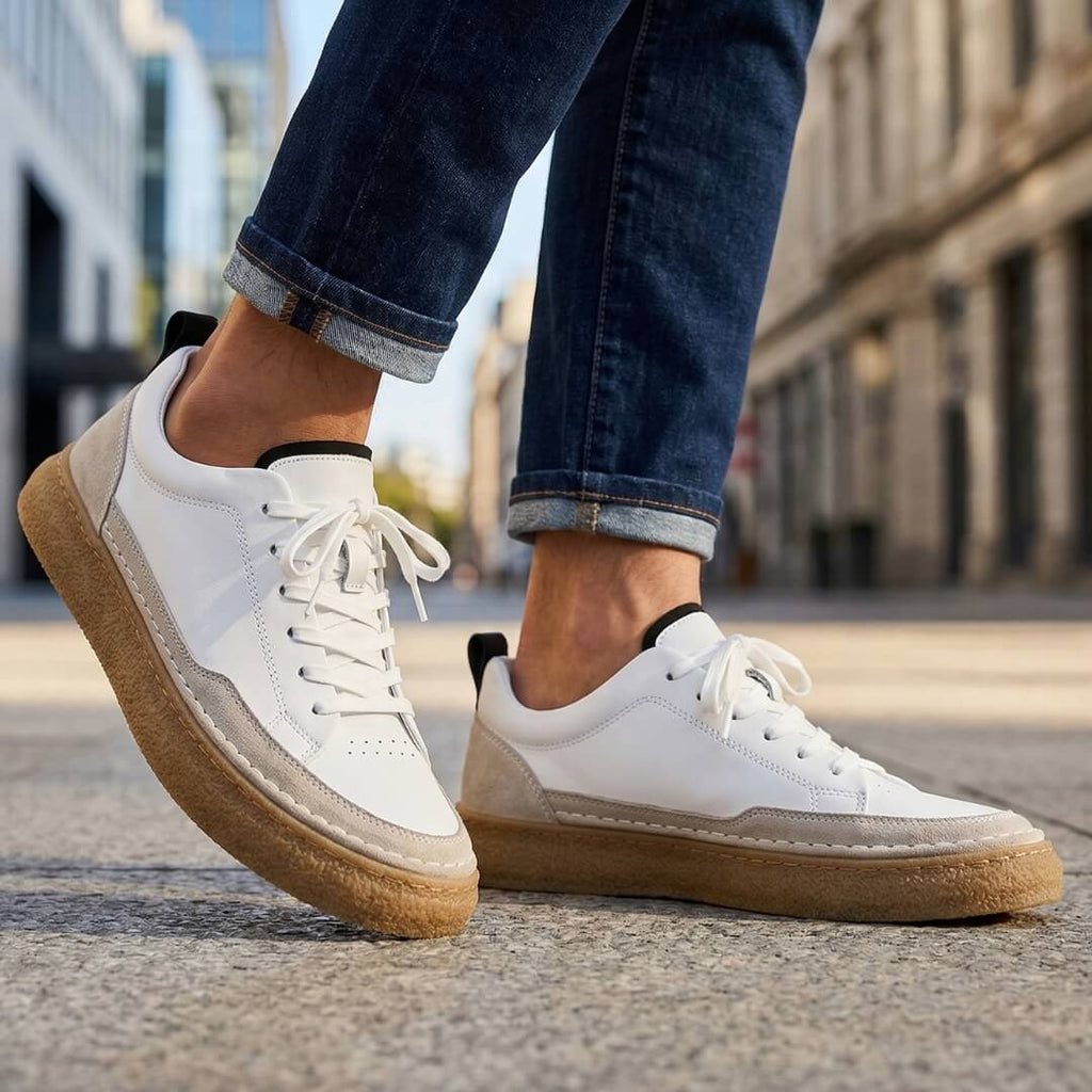 Ercole | Sneakers Pelle Cucite a Mano