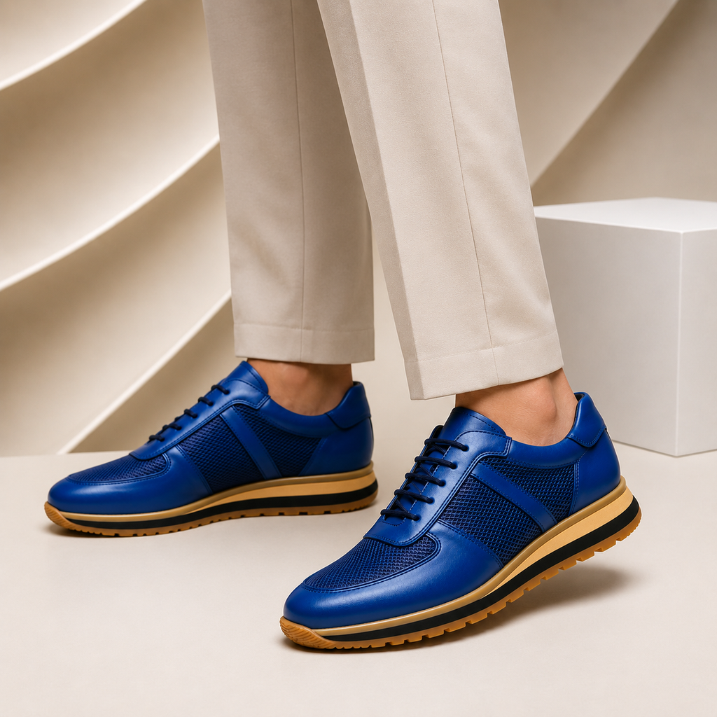 Milano | Sneakers Pelle Pieno Fiore