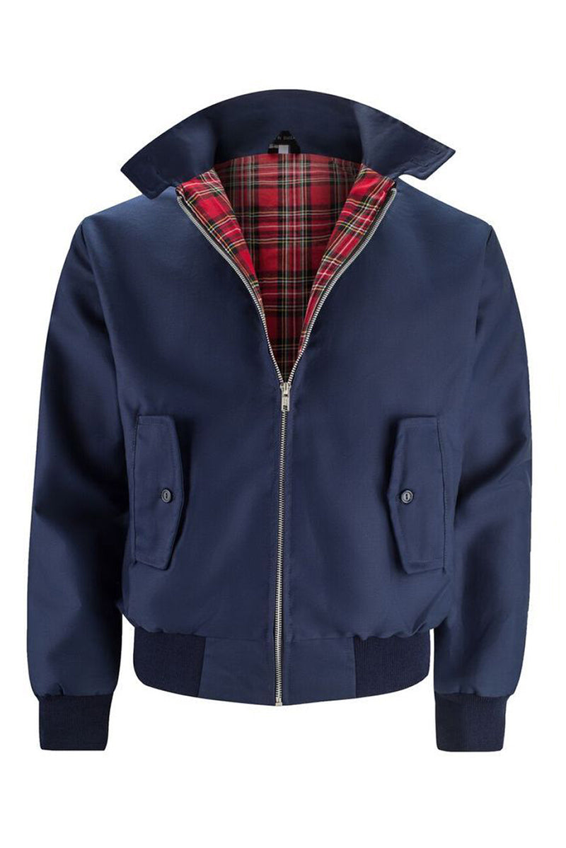 Harryson | Giacca Harrington con Fodera Tartan
