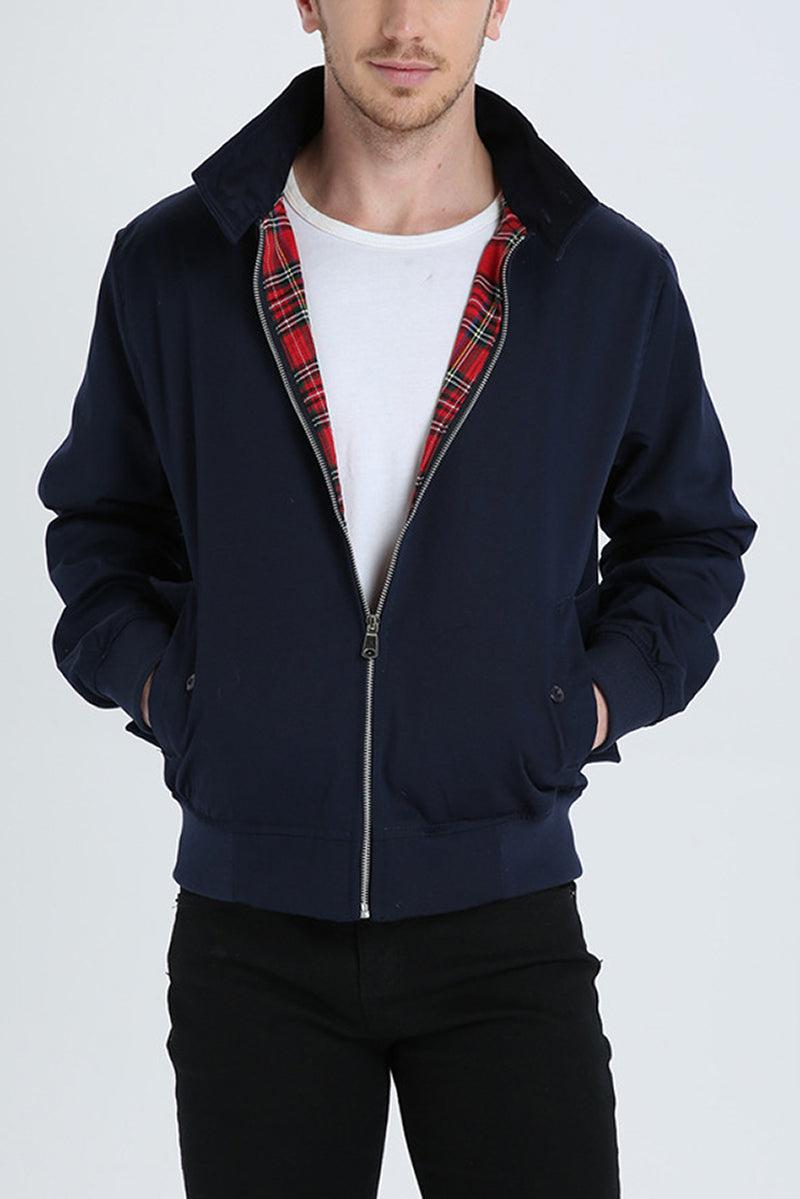 Harryson | Giacca Harrington con Fodera Tartan