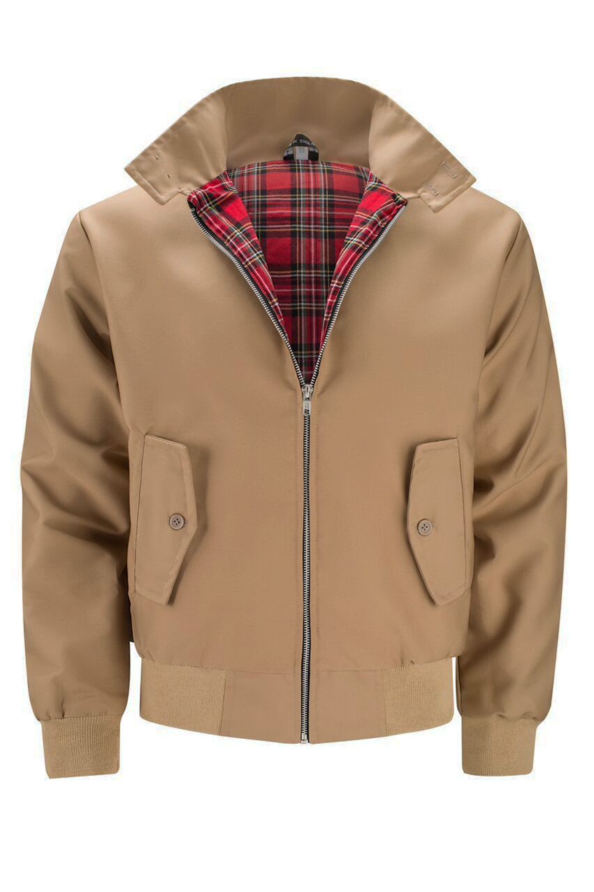 Harryson | Giacca Harrington con Fodera Tartan