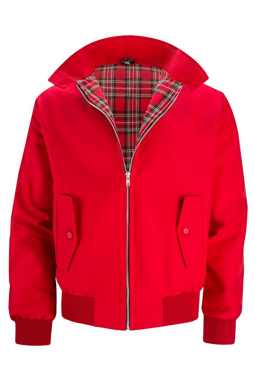 Harryson | Giacca Harrington con Fodera Tartan