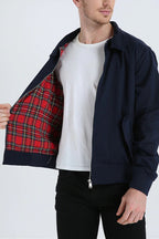 Harryson | Giacca Harrington con Fodera Tartan