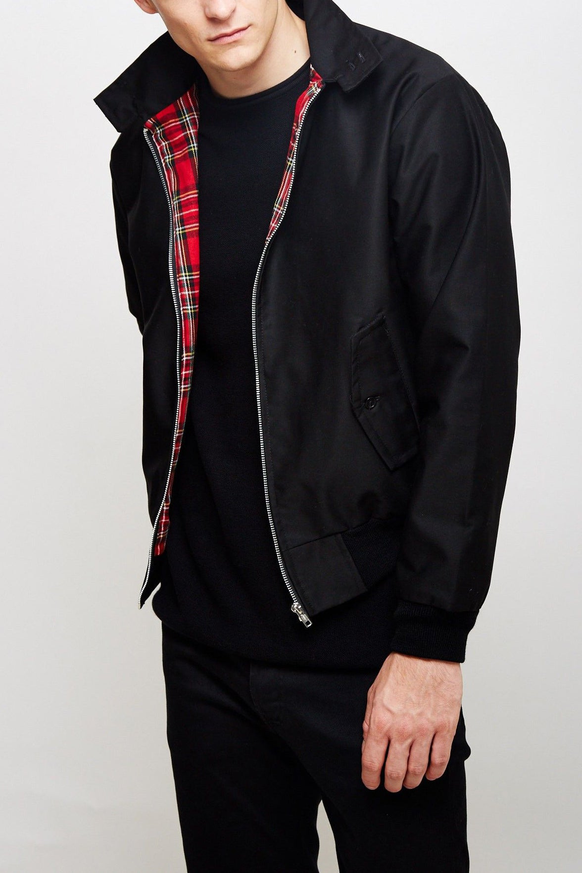 Harryson | Giacca Harrington con Fodera Tartan