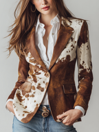 Zita | Blazer Fantasia Animalier