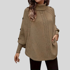Liliana | Maglione a Trecce con Collo Alto
