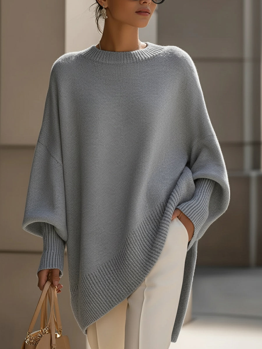 Ludovica | Maglione Oversize con Scollo Ampio