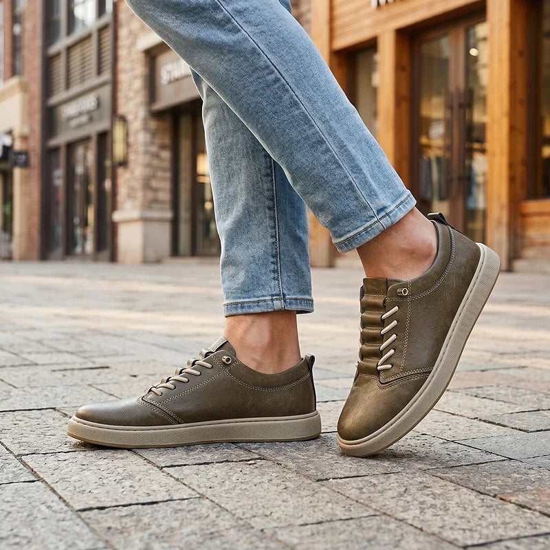 Leonardo | Sneakers Pelle Sartoriale