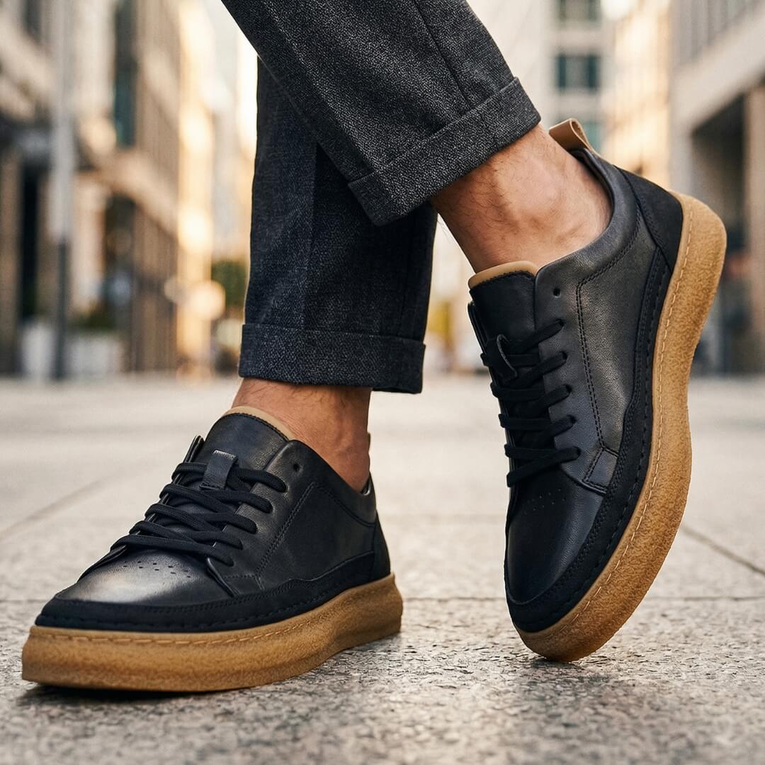 Ercole | Sneakers Pelle Cucite a Mano