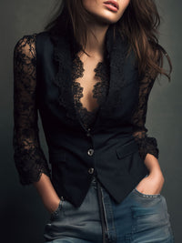Perla | Blazer con Maniche Velate