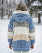 Ombretta | Cappotto Peluche Bicolore