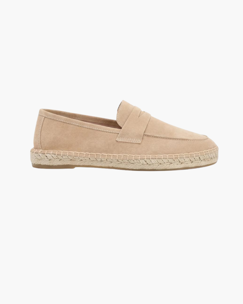 Riviera | Espadrillas in Camoscio — Beige
