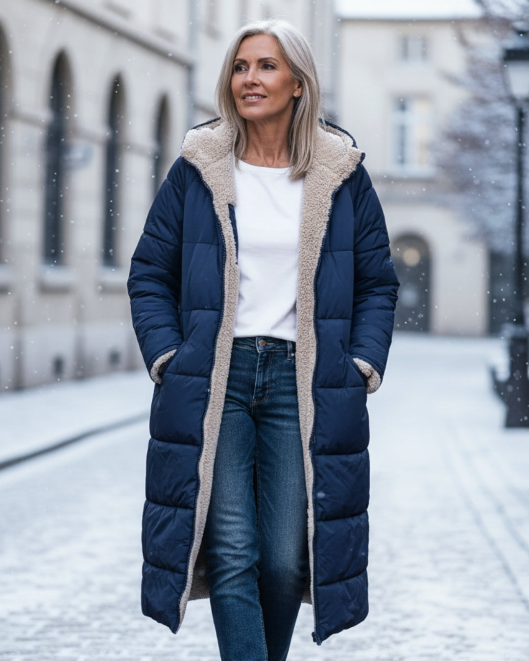 Ester | Cappotto Invernale in Sherpa