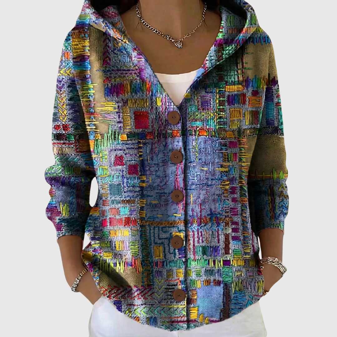 Marinella | Giacca in Maglia con Cappuccio