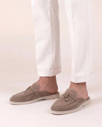 Mediterraneo | Mocassino Aperto Camoscio — Beige